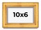 6x10 Deep Shadow Box Picture Frame with UV-Resistant Acrylic & Acid Free Backing, Available in 4 Finishes - Gold, Silver, Brown, White